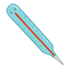 thermometer isolated on white background