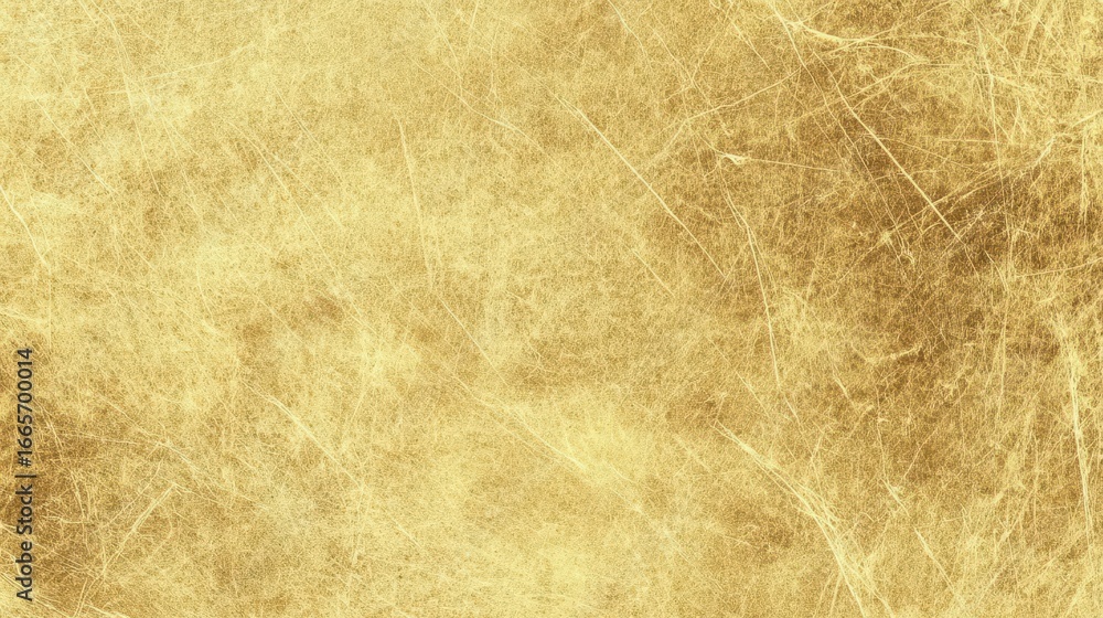 Aufkleber a warm, golden texture features intricate patterns and lines.