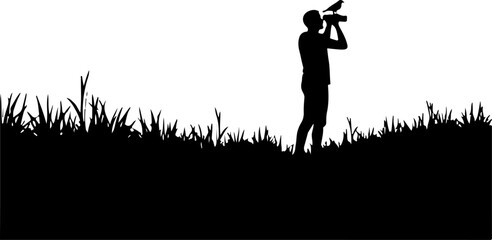 Kangaroo with Joey Silhouette Laser Cut Design