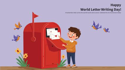 Celebrate World Letter Writing Day with Joyful Mail Delivery and Bluebirds