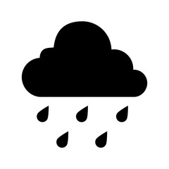 Cloud with Rain Drops