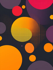 Dark colorful, Gray vector modern geometrical circle abstract background. Dotted texture template. Geometric pattern in halftone style with gradient.