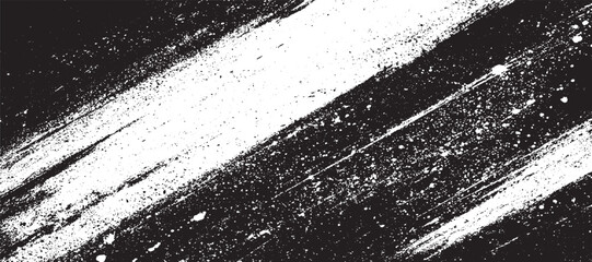Grunge black and white grunge texture template. Dark dirty dust overlay background. Vector illustration Vector grunge abstract texture