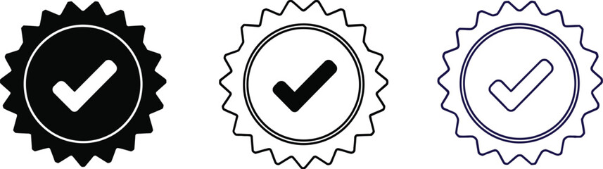 Check mark icon symbol vector illustration design graphic
