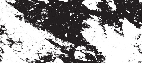 Fototapeta premium Grunge texture white and black. Vector texture dust and scratched. Grunge background. Overlay textures black frame isolated on transparent background. Photo grunge horizontal border template