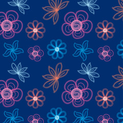 allover pattern design textile Print vector file 