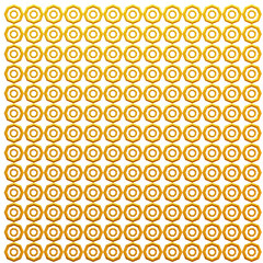 3D Golden Geometric Pattern Design