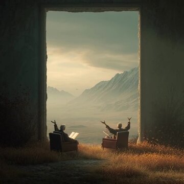 Surreal Storytelling in a Mountain Landscape