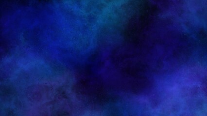 Blue Smoke Background Deep Blue Watercolor Wash Artistic Abstract Texture.