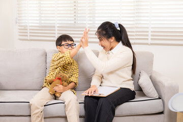 Child therapy counselor, psychologist session, mental health consultation, autistic boy...