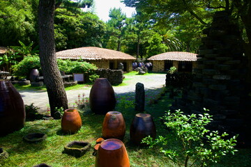 Courtyard with Onggi Jars