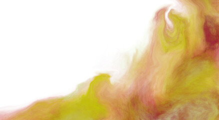 Abstract Yellow and Red Fluid Smoke Texture Background