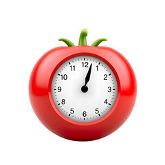 Tomato Shaped Kitchen Timer Icon PNG