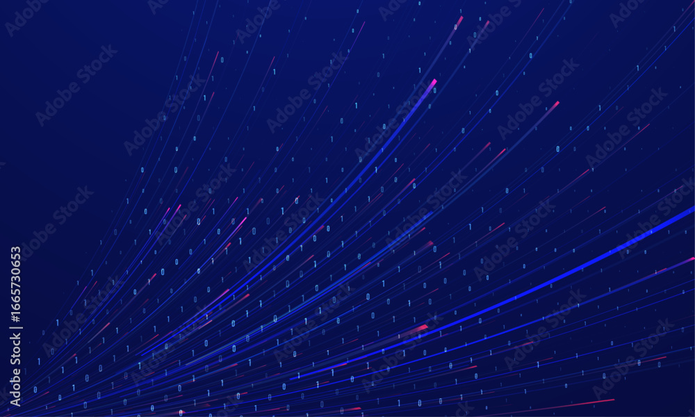 Poster abstract big data code representation. modern high-tech data background. graphic concept for your de