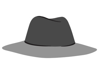 Fedora Hat Illustration