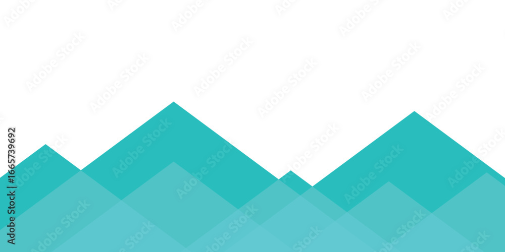 Aufkleber abstract geometric background. triangle shapes pattern green color. business and presentation