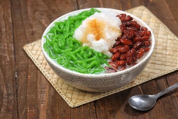 Cendol Malaysia. Cendol Melaka is a dessert from Malaysia filled with cendol, red beans, gula melaka and coconut milk