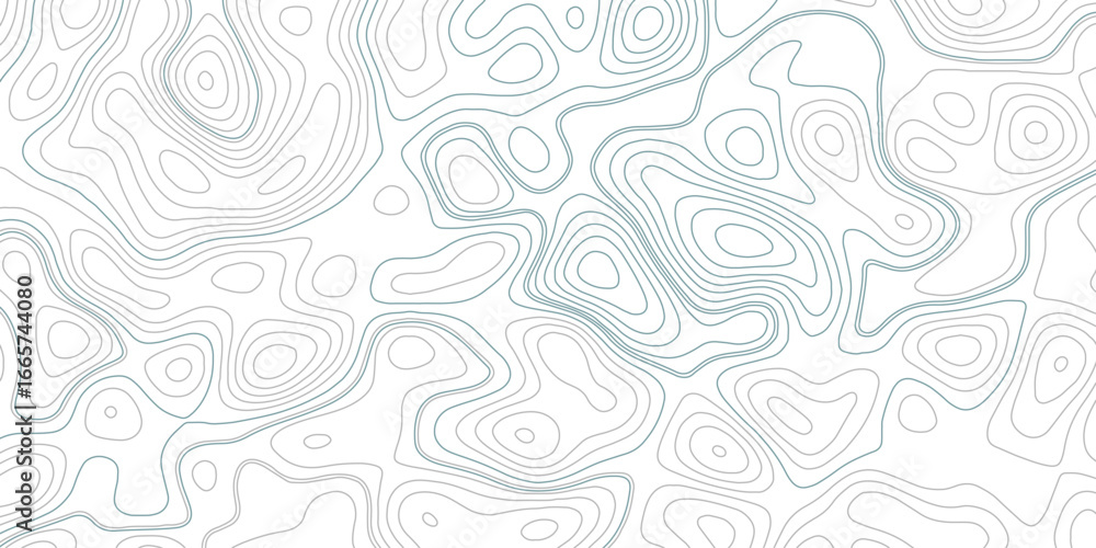 Poster retro topography map. white geographic contour map. abstract outline grid.