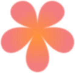 Colorful Floral Flower Gradient Decorative