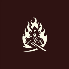 Samurai fire logo