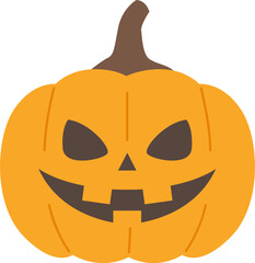 Fototapeta premium Spooky Jack O Lantern Halloween illustration