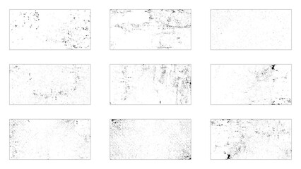 Grunge Urban Backgrounds set.Texture Vector.Dust Overlay Distress Grain ,Simply Place illustration over any Object to Create grungy Effect .abstract, dirty, texture for your design. vector