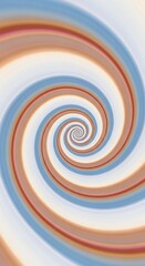 Mesmerizing spiral vortex of intertwined pastel hues creating a hypnotic illusion of depth