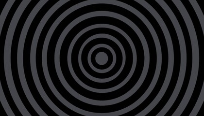 Black circular line pattern background. Elegant geometric texture for modern design for banner, paper and poster.