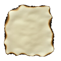 Isolated Burnt Paper Texture on Black Background Photo