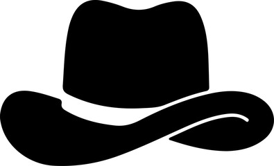 Sombrero de ala ancha en diseño monocromo