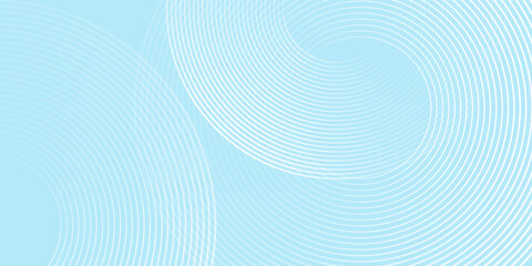 Simple abstract background blue white gradations circle element effect line simple