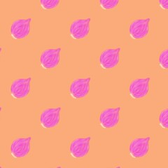 Seamless Onion Background 