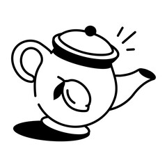 A hand drawn style icon showing acorn nut
