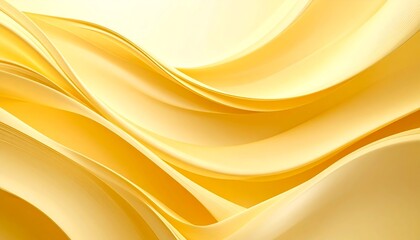 Flowing layered yellow curves