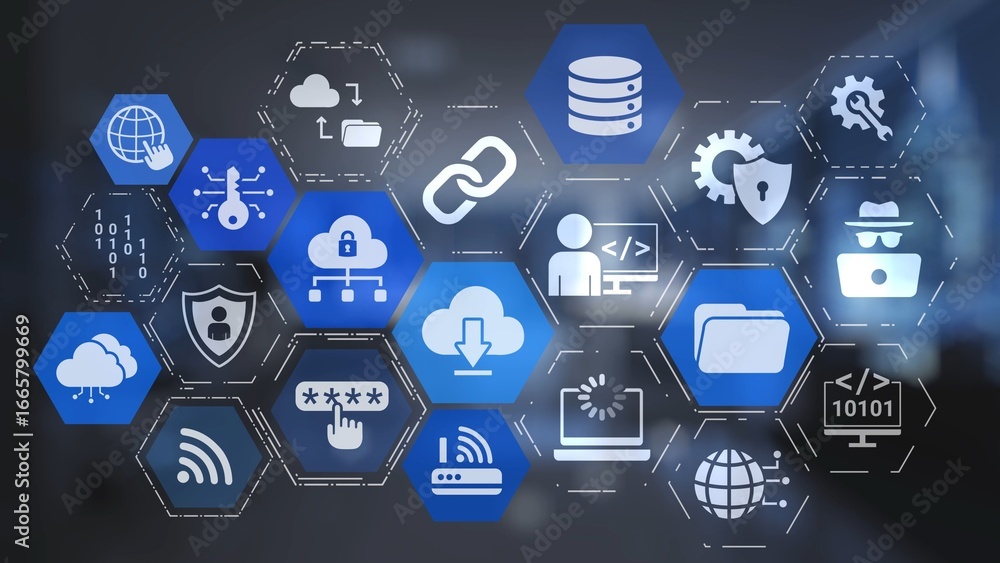 Poster cloud computing, cloud strategy, and cloud technology transforming digital infrastructure with scala