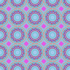 Seamless pattern vector with circle