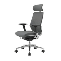 Fototapeta premium Modern Office Chair with Adjustable Features Isolated on Transparent Background