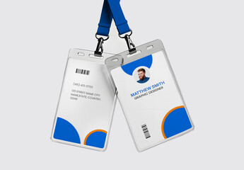 Corporate Id Card Mockup