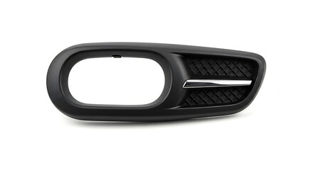 Automotive Grille: Close-Up of a Black Plastic Car Part