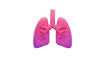 Illustration of human lungs symbolizing respiratory health, vital organs, and pulmonary anatomy