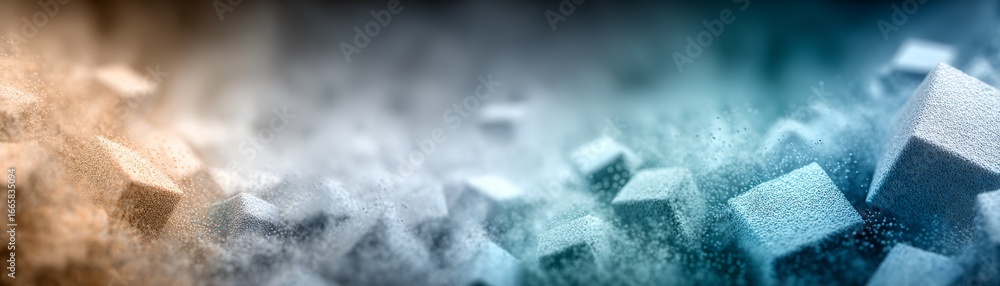 Poster abstract macro perspective of a wall surface featuring a deliberately blurred effect that creates a 