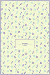 abstract ornament pattern with colorful pastel