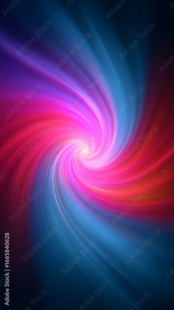 Aufkleber abstract visual design featuring a mesmerizing swirl of multicolored light a vibrant vortex of motio