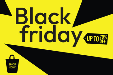 Black Friday sale banner.