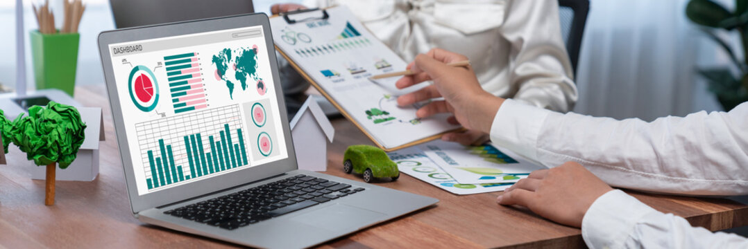 Business data dashboard provide brisk business intelligence analytic for marketing strategy planning - Powered by Adobe