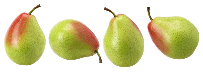 Pear isolated, transparent png, PNG format, Collection, set
