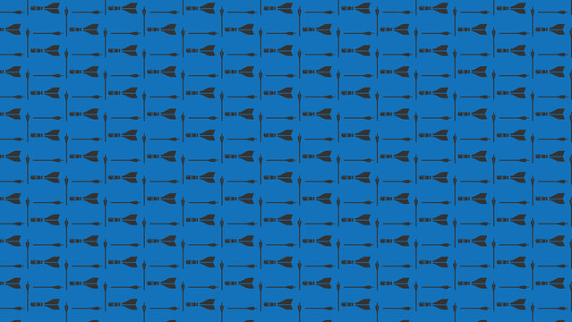 Dart vector pattern design multi colored