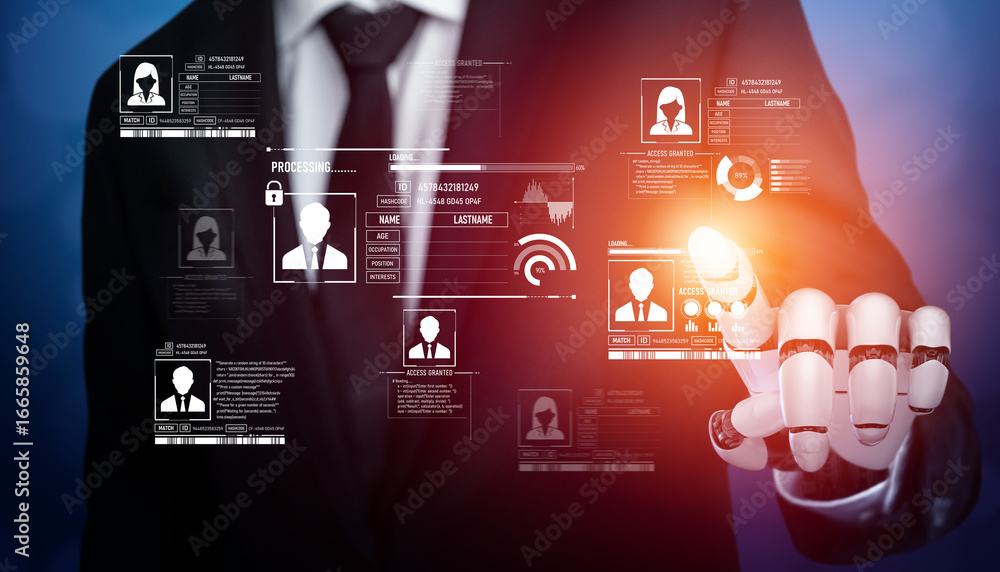 Poster ai safeguards digital identity with smart authentication, secure login systems, and virtual assistan