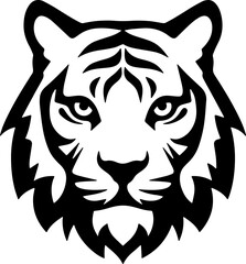 tiger head sticker transparent 
