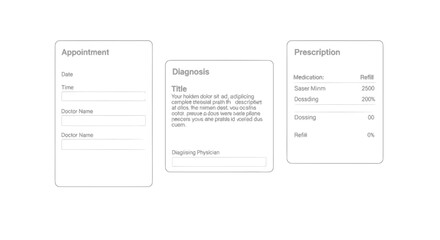 Intuitive digital platform offering a holistic view of patient healthcare journeys, from initial appointment scheduling to detailed diagnosis and treatment prescription management